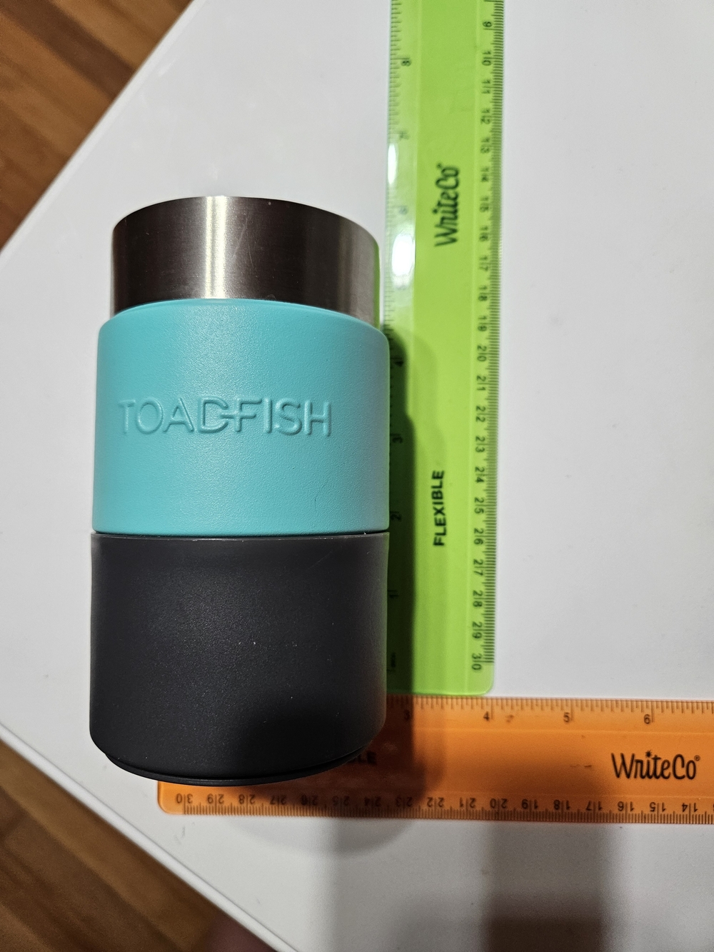 Toad Fish Nontipping Torquoise & Black Insulated Tumbler